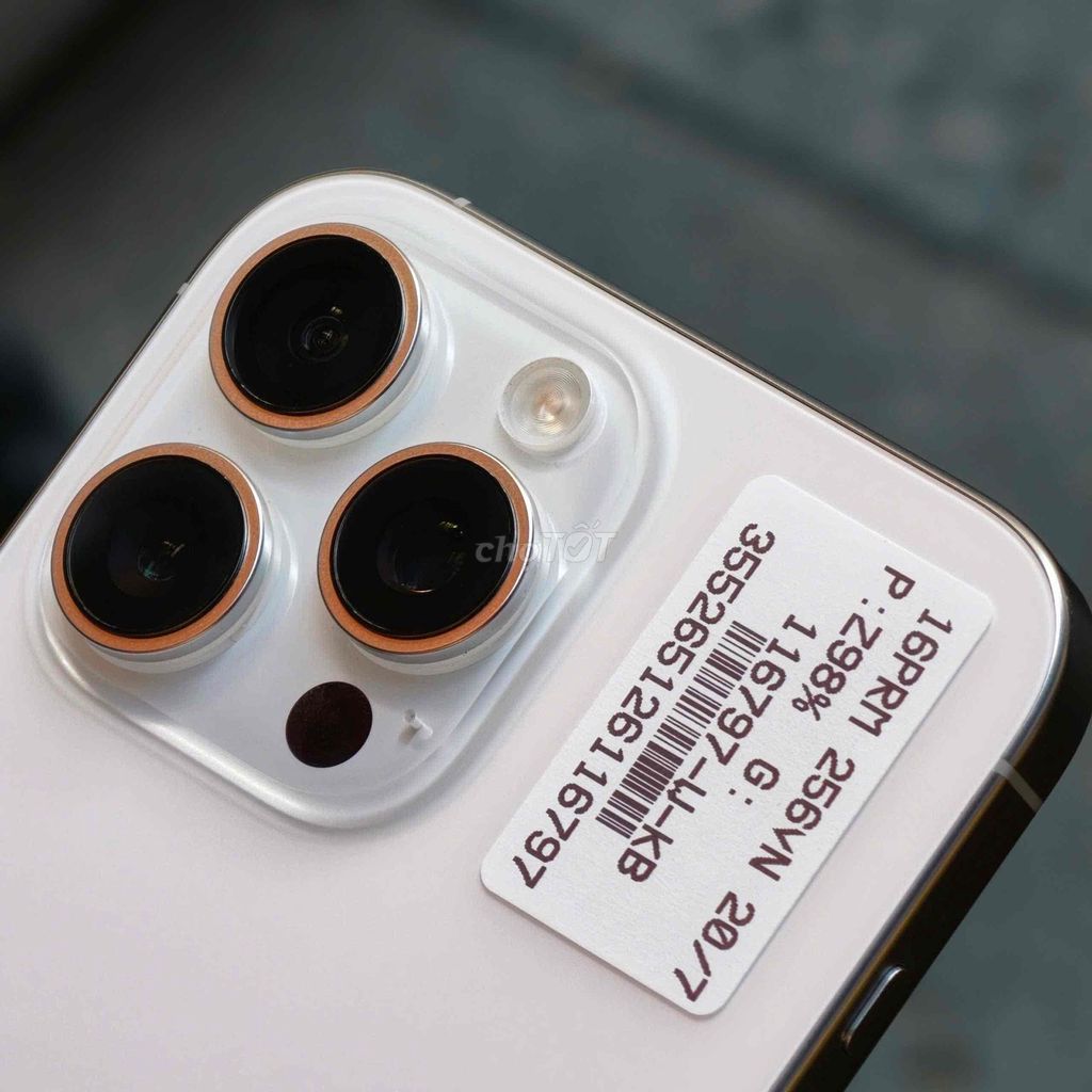 Apple iPhone 16 Pro Max 256GB Trắng VN/A. Mua bán Điện thoại tại Thành phố Biên Hòa Đồng Nai được đăng bởi Lý Ngọc Đan Thư hình 1