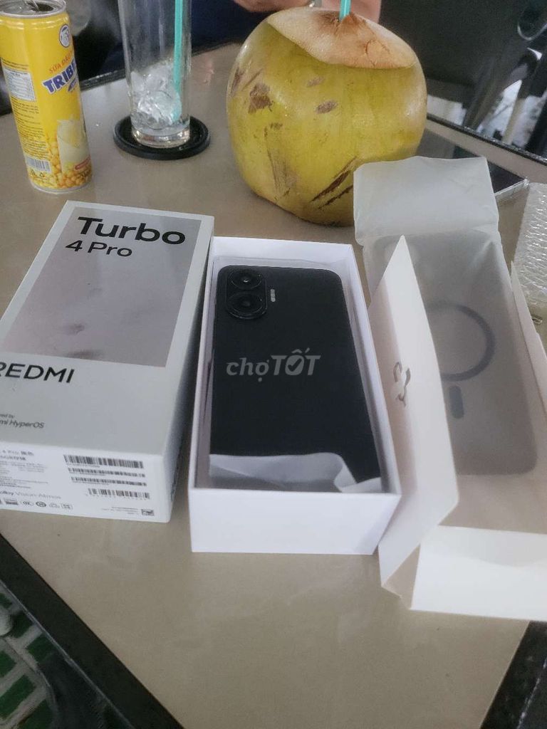 Xiaomi Redmi Turbo 4 Pro Đen Mới. Mua bán Điện thoại tại Huyện Châu Thành Tiền Giang được đăng bởi Cầm đồ thanh lý  hình 1