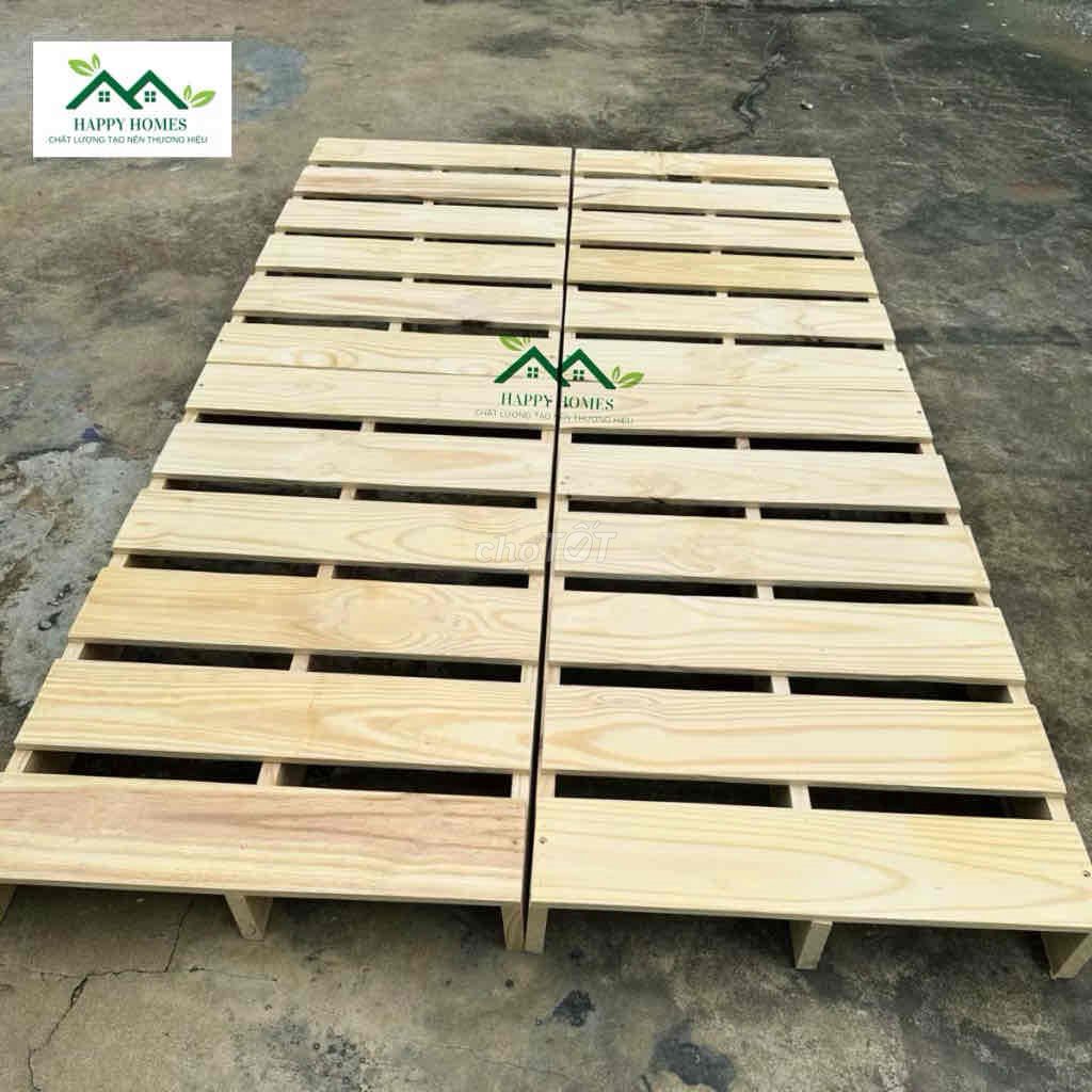 Giường pallet 1m4*2m + Nệm. Mua bán Giường, chăn ga gối nệm tại Huyện Bình Chánh Tp Hồ Chí Minh được đăng bởi Hai Fuong hình 1