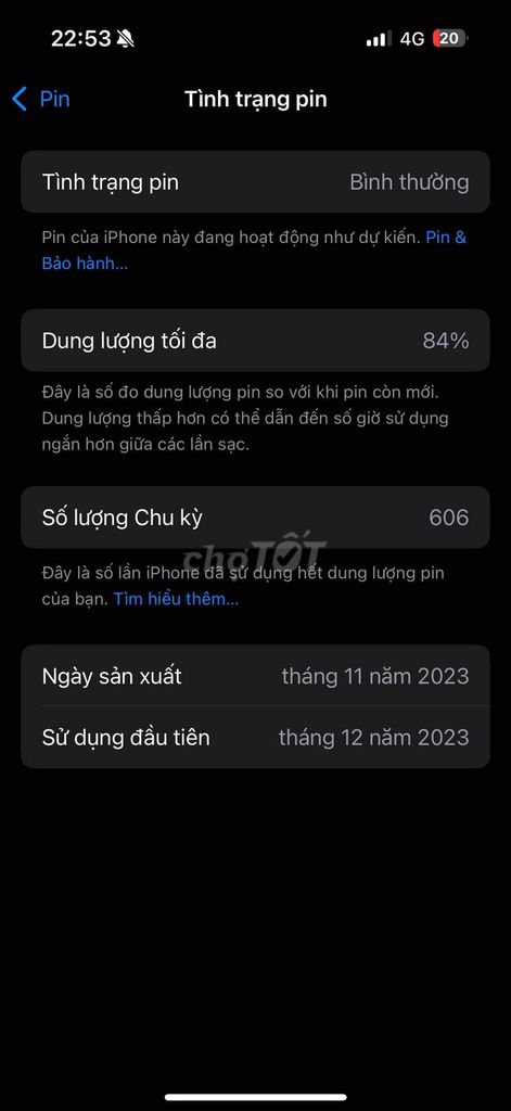 cần bán 15pro trắng 128gb. Mua bán Điện thoại tại Huyện Đông Anh Hà Nội được đăng bởi Nhật Quang hình 1