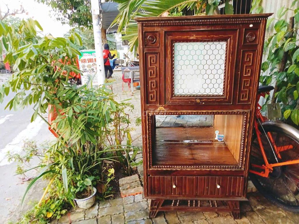 Tủ tivi gỗ tự nhiên cổ điển. Mua bán Nội thất, đồ gia dụng khác tại Quận Cẩm Lệ Đà Nẵng được đăng bởi ngo cop ho hình 1