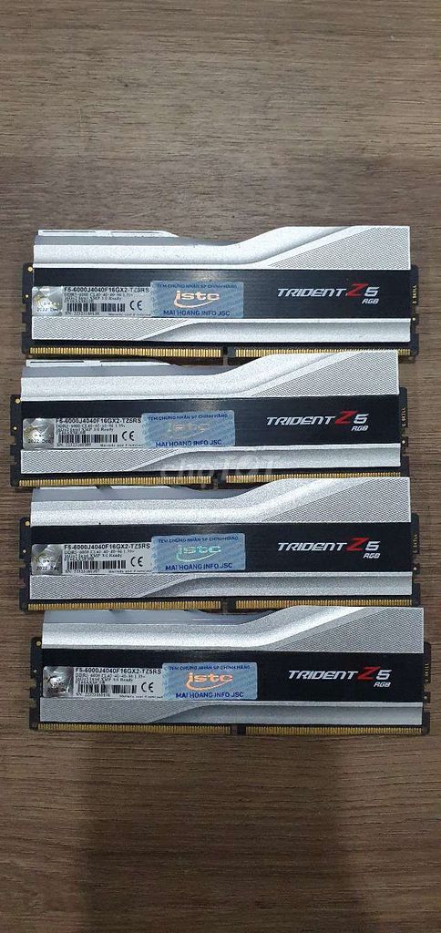 Kit 64gb 16x4 tridentz gskill DDR5 bus 6000