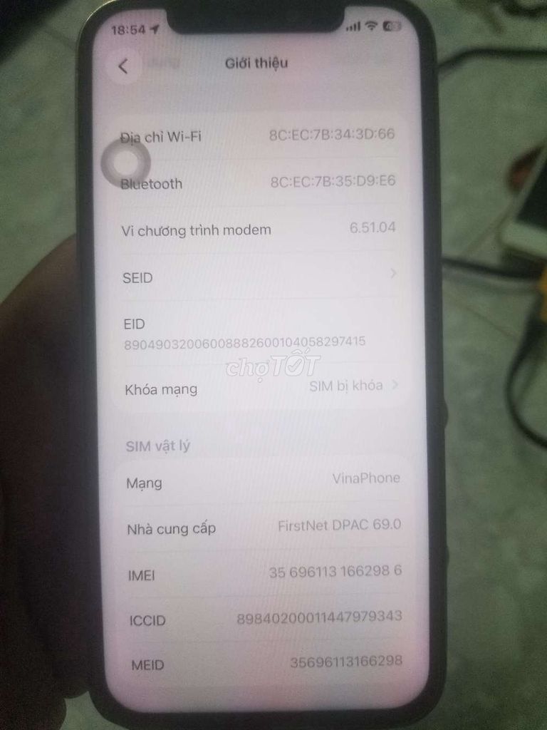 Apple iPhone 12 Pro 128GB Clock Thay Pin Và Màn. Mua bán Điện thoại tại Huyện Hóc Môn Tp Hồ Chí Minh được đăng bởi Triệu Lộc Phú hình 1