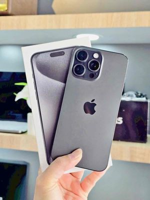 iPhone 15 Pro Max 256G Đen FULLBOX BH APPLE 2025