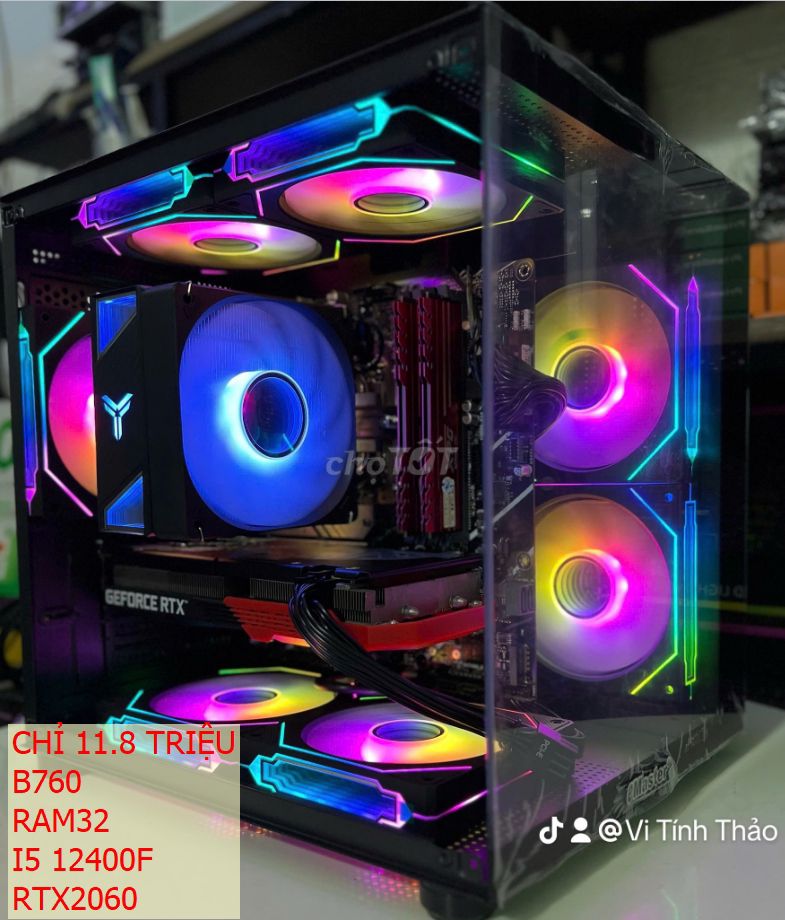 thanh lý máy b760 i5 12400f ram32 rtx2060