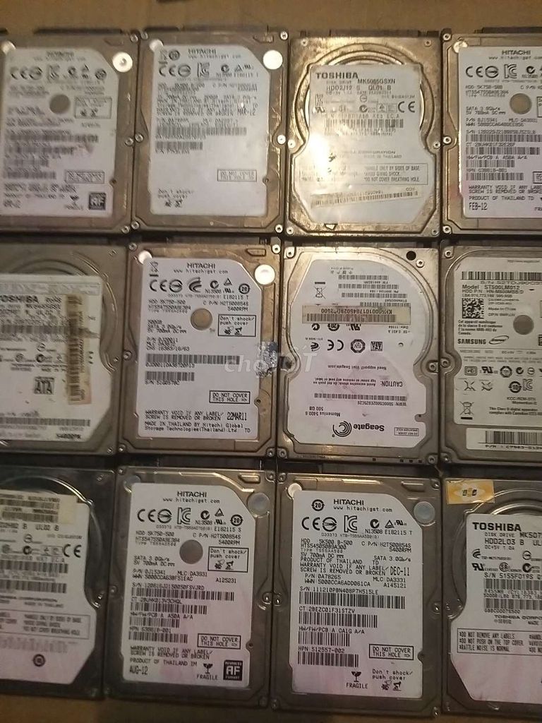 Ổ cứng Hitachi, TSB, WD, SG kim loại 500GB TỐC CAO. Mua bán Linh kiện (RAM, Card...) tại Thành phố Thủ Đức Tp Hồ Chí Minh được đăng bởi Trần Xuân Trường hình 1