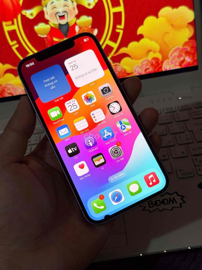Apple iPhone 12 Tím Đã sử dụng. Mua bán Điện thoại tại Thành phố Bến Tre Bến Tre được đăng bởi Hiếu Mobile hình 1