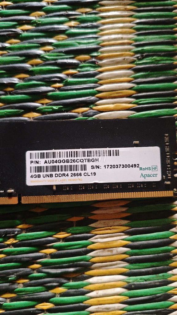 RAM Apacer AU04GGB26CQTBGH DDR4 4GB 2666MHz. Mua bán Linh kiện (RAM, Card...) tại Huyện Mường La Sơn La được đăng bởi an hình 1