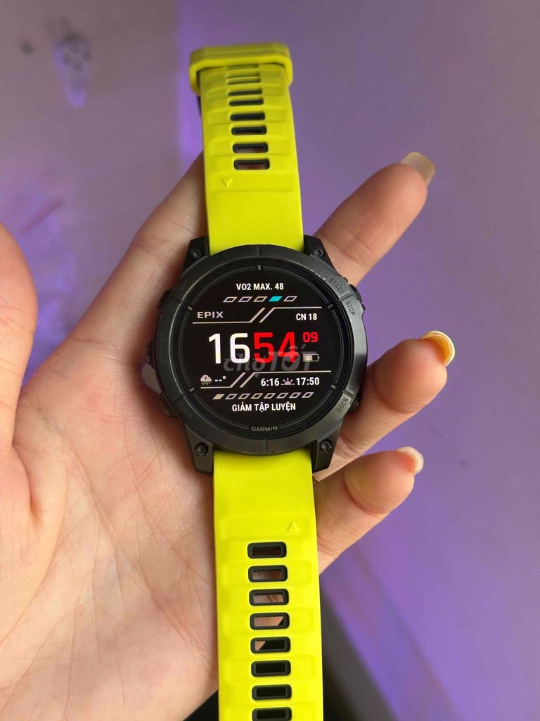 Garmin Epix Pro Sapphire đen. Mua bán Thiết bị đeo thông minh tại Quận 8 Tp Hồ Chí Minh được đăng bởi Quỳnh Như hình 1