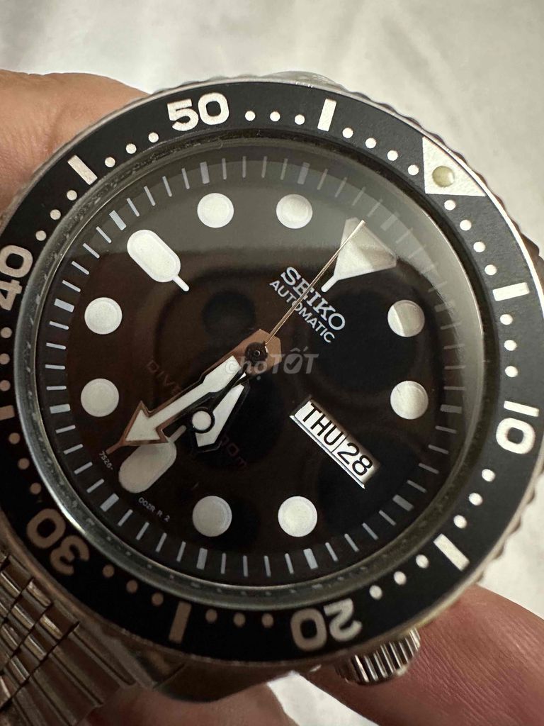 SEIKO Scuba Tự Động Niềng Nhái Xoay Dạ Quang Chất