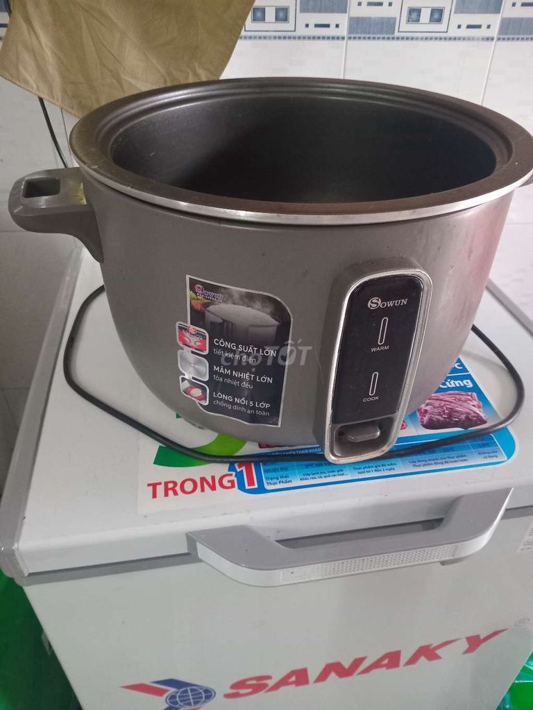 Nồi cơm điện Sowun Xám Hợp kim nhôm. Mua bán Bếp, lò, đồ điện nhà bếp tại Quận Bình Thuỷ Cần Thơ được đăng bởi hải Trần phi hình 1