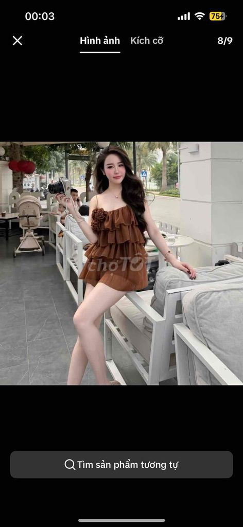 Đồ bộ nữ Nâu Thoáng mát Đơn giản. Mua bán Quần áo tại Thành phố Lạng Sơn Lạng Sơn được đăng bởi Anh Phạm hình 1
