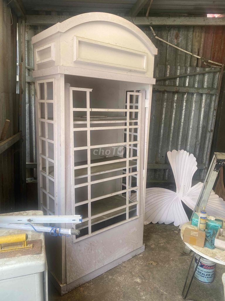 Kệ tủ gỗ nhựa trắng. Mua bán Tủ, kệ gia đình tại Quận Gò Vấp Tp Hồ Chí Minh được đăng bởi Trần Nguyên hình 1