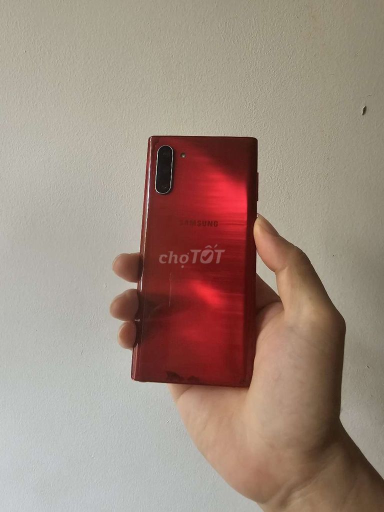 Samsung Galaxy Note 10 Đỏ 8/256gb màng ám. Mua bán Điện thoại tại Quận Hải Châu Đà Nẵng được đăng bởi anh quân hình 1