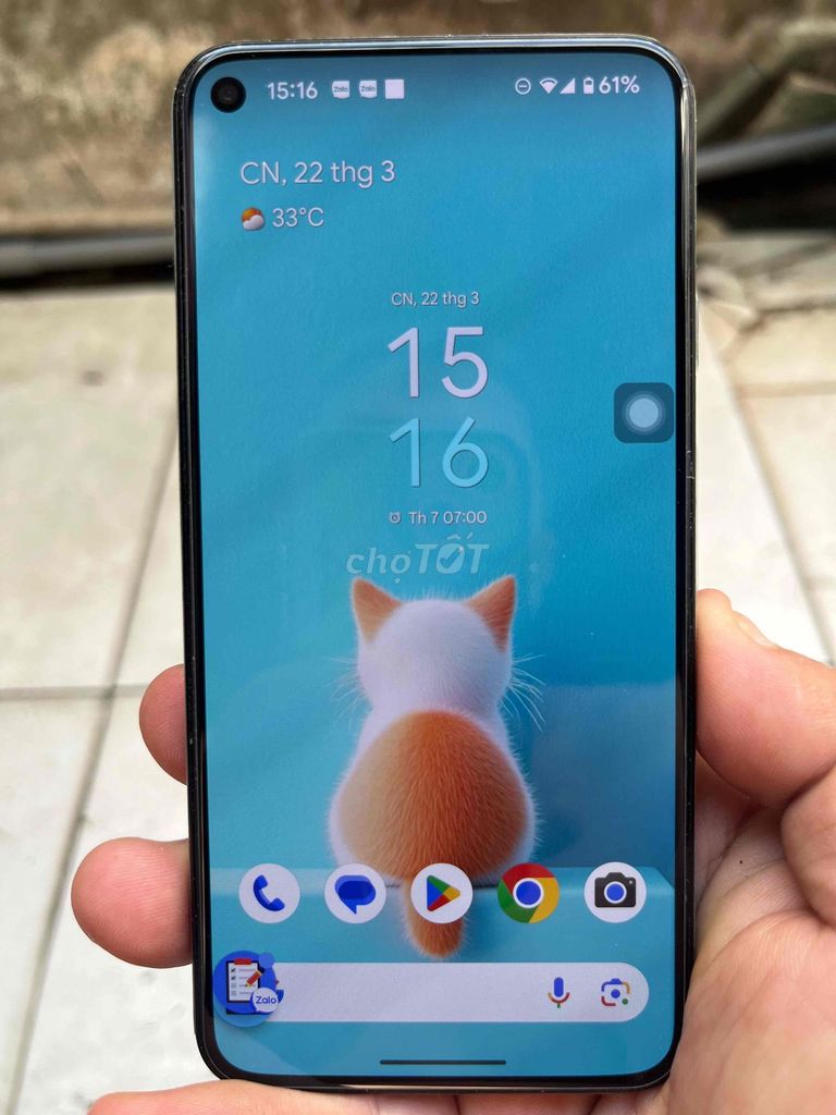 Google Pixel 5 Xám Đã sử dụng. Mua bán Điện thoại tại Quận 11 Tp Hồ Chí Minh được đăng bởi Ngọc Bình hình 1