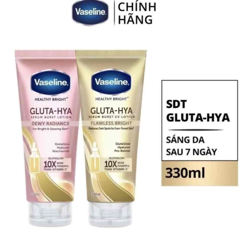 Sữa dưỡng thể Vaseline Gluta-Hya. Mua bán Phụ kiện thời trang khác tại Huyện Yên Phong Bắc Ninh được đăng bởi Nguyễn Thị Thanh Xuân hình 1