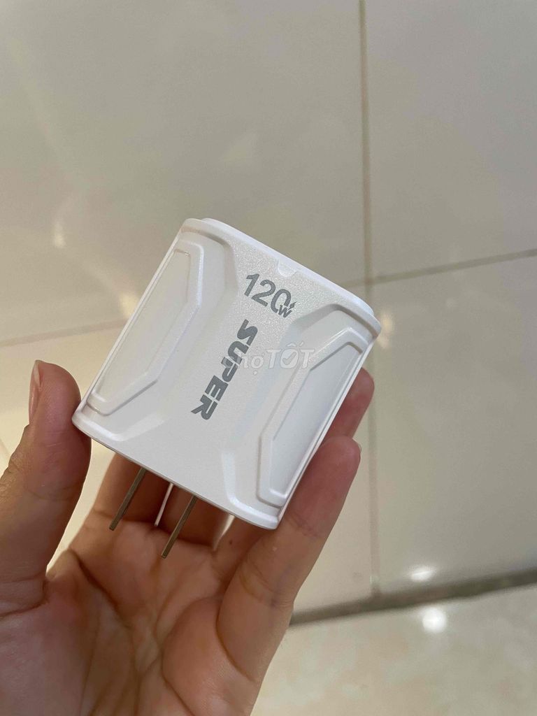 Bộ sạc 120W Trắng USB-A, Type-C iPhone. Mua bán Phụ kiện (Màn hình, Chuột...) tại Quận Bình Thuỷ Cần Thơ được đăng bởi phụ kiện đt hình 1