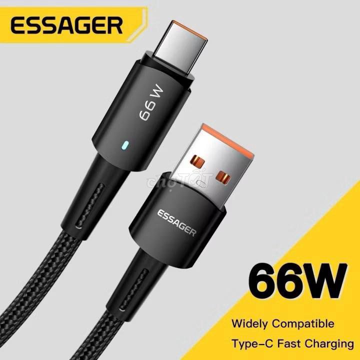 Dây Sạc Nhanh Essager 66W USB A To C - 2M. Mua bán Phụ kiện (Màn hình, Chuột...) tại Quận Bình Tân Tp Hồ Chí Minh được đăng bởi Vĩnh An hình 1