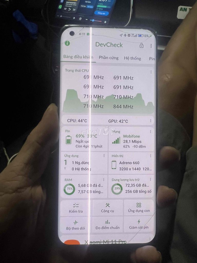 Xiaomi Mi 11 Pro 8GB/256GB Đã sử dụng. Mua bán Điện thoại tại Quận Bình Tân Tp Hồ Chí Minh được đăng bởi thanhly hình 1