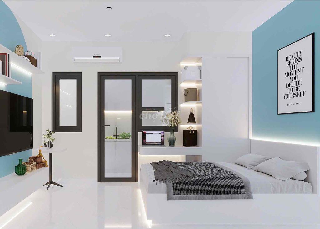 🏡Khai Trương Nhà Mới, Studio, 1PN, 30m2, Full Nội Thất, Ung Văn Khiêm