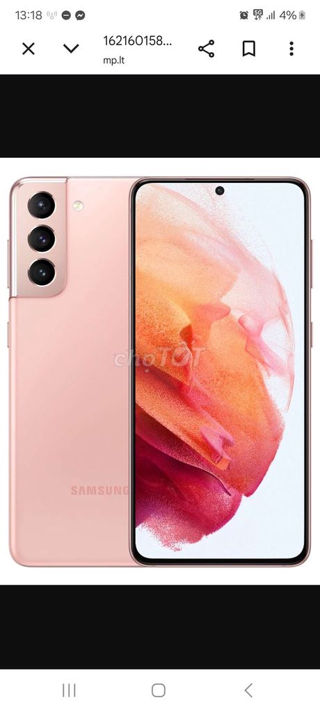 Samsung S21 5G Hồng Đã sử dụng. Mua bán Điện thoại tại Huyện Hóc Môn Tp Hồ Chí Minh được đăng bởi Hào Nhật hình 1