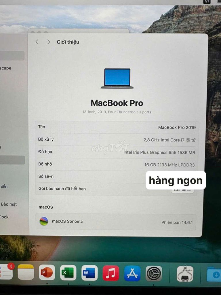 MACBOOK PRO 2019 (13.3