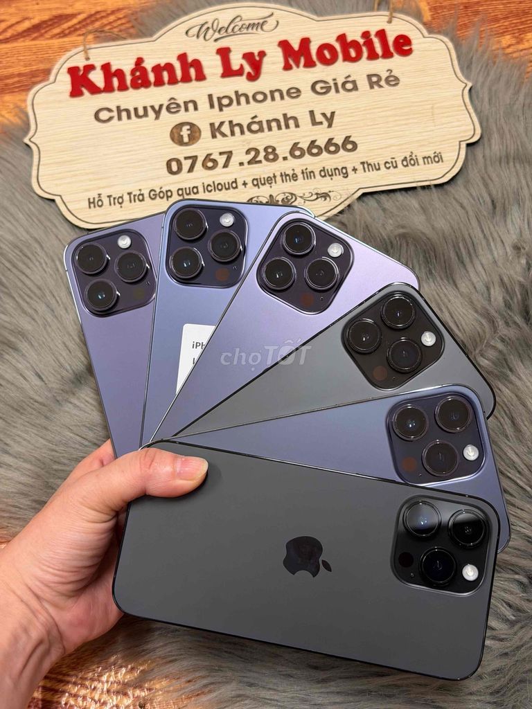 iPhone 14 Pro Max 128GB Tím Đen Zin All Zin Áp. Mua bán Điện thoại tại Quận Hai Bà Trưng Hà Nội được đăng bởi khánh ly hình 1