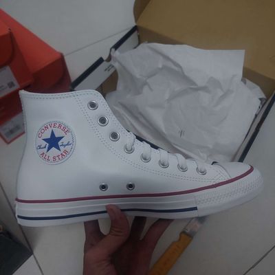 Giày converse classic da trắng 40 authentic new