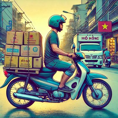 TUYỂN DỤNG CHỞ HÀNG BẰNG XE MÁY