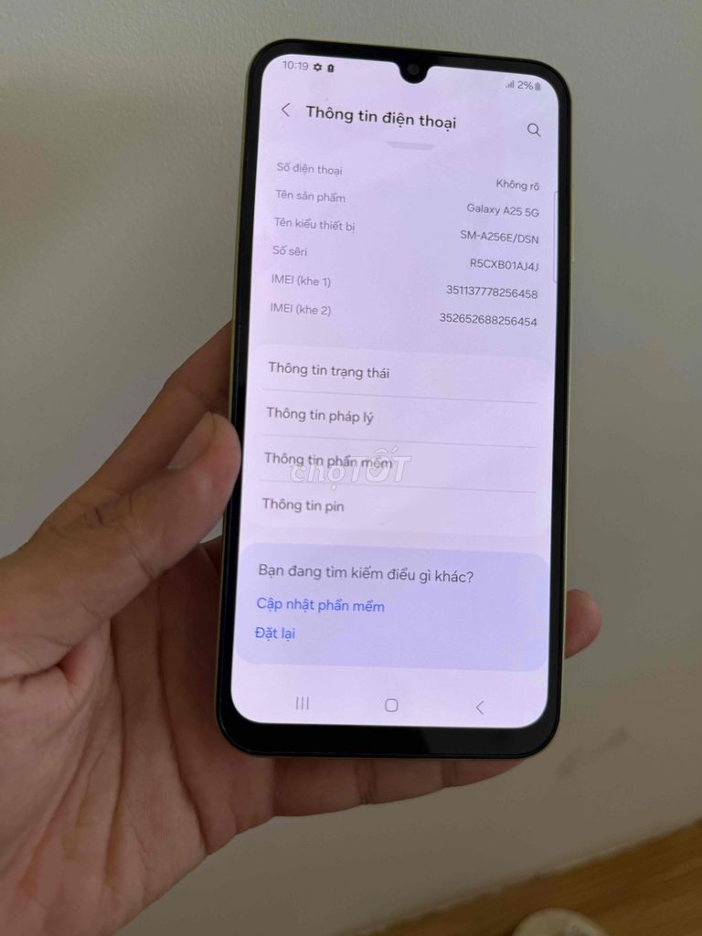 Samsung Galaxy A25 5G 8GB/128GB Vàng chanh. Mua bán Điện thoại tại Huyện Tân Biên Tây Ninh được đăng bởi Nhat Tran hình 1