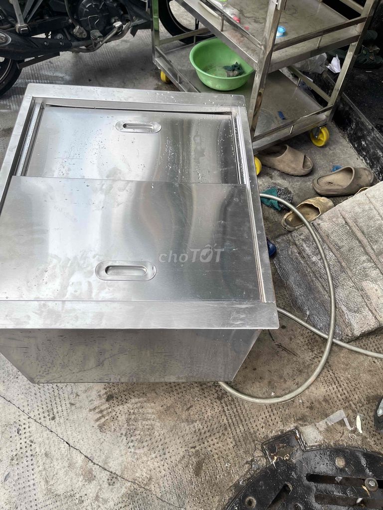 Thùng đá giữ nhiệt Inox Bạc. Mua bán Nội thất, đồ gia dụng khác tại Quận Tân Bình Tp Hồ Chí Minh được đăng bởi Thiết Bị Bếp Công Nghiệp Inox hình 1