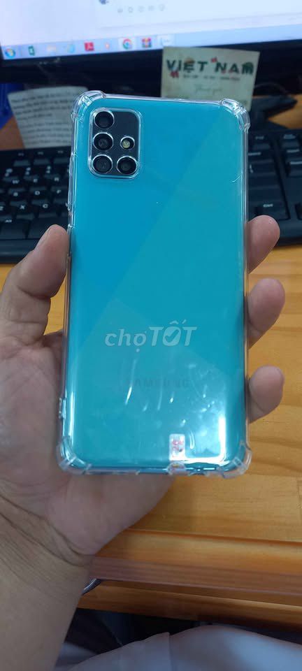 Samsung A51 Xanh ngọc Còn mới. Mua bán Điện thoại tại Huyện Hóc Môn Tp Hồ Chí Minh được đăng bởi Tinh Nguyen hình 1