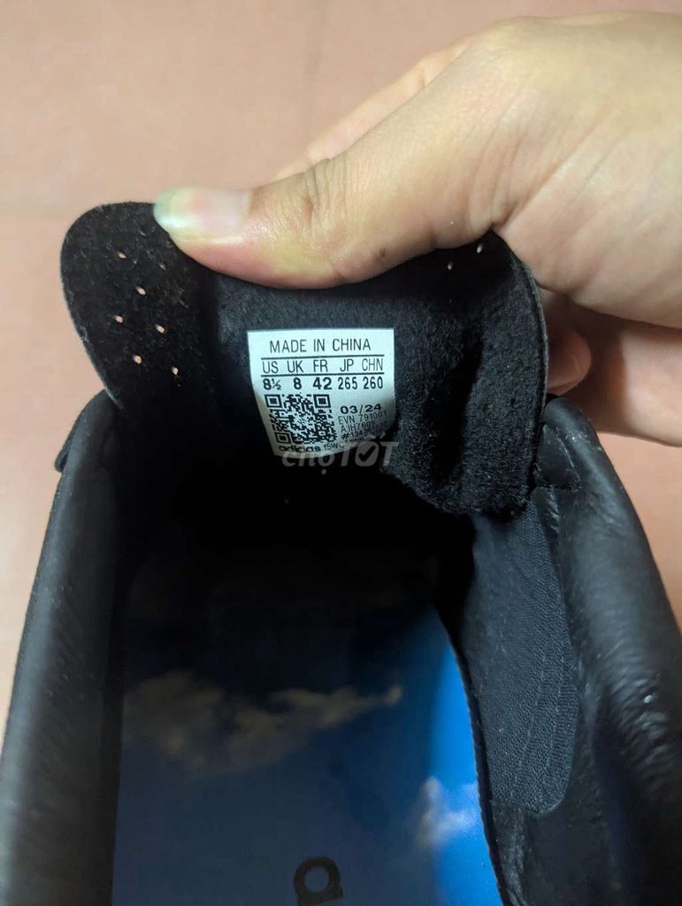 Giày thể thao Adidas Gazelle Indoor X Alwayth Đen. Mua bán Giày dép tại Quận Hai Bà Trưng Hà Nội được đăng bởi Đức Long hình 2