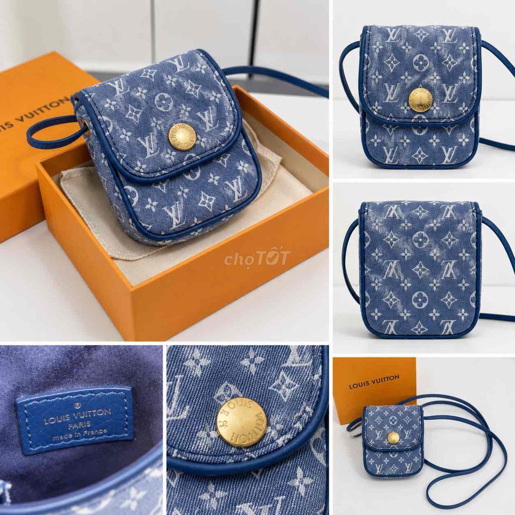 Túi đeo chéo LV Nữ Vải denim. Mua bán Túi xách tại Quận 7 Tp Hồ Chí Minh được đăng bởi A hình 1