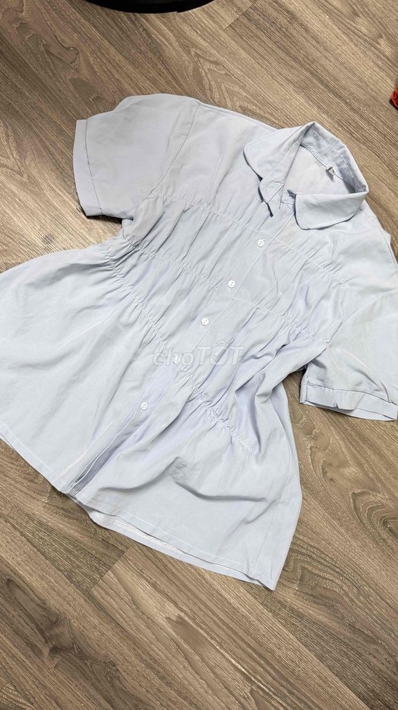 Áo dáng babydoll tay ngắn cổ sơ mi đi làm, đi chơi. Mua bán Quần áo tại Huyện Bình Chánh Tp Hồ Chí Minh được đăng bởi Quyên hình 1