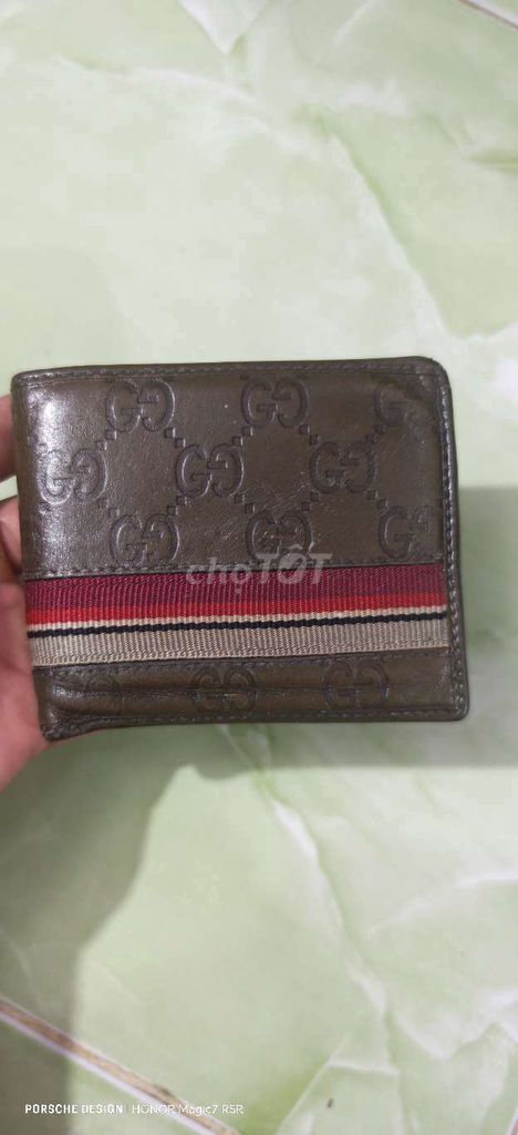 Ví Gucci Bifold GG Supreme Canvas Da Nâu. Mua bán Túi xách tại Thành phố Châu Đốc An Giang được đăng bởi Jack hình 1