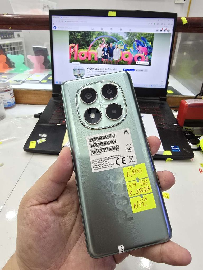 Poco X7 5G 256GB Xám Đã sử dụng. Mua bán Điện thoại tại Thành phố Long Xuyên An Giang được đăng bởi Facebook Cầm Đồ Thúy Vân hình 1