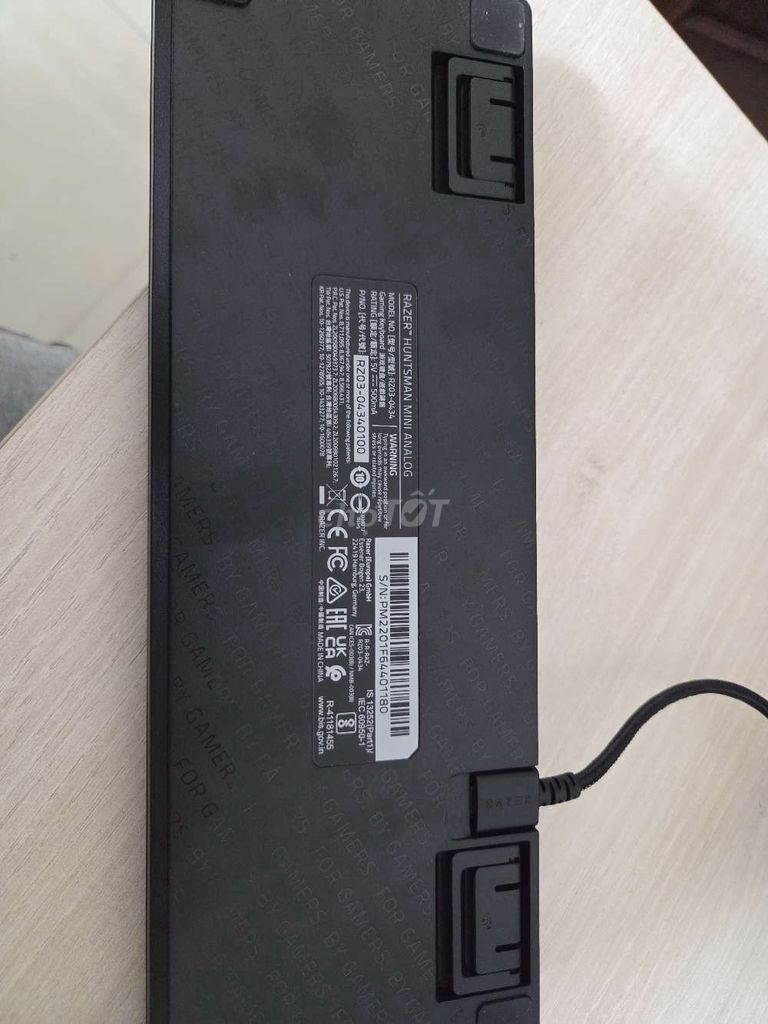 Phím razer analog tình trạng như hình nguyên hộp. Mua bán Phụ kiện (Màn hình, Chuột...) tại Quận Đống Đa Hà Nội được đăng bởi Hoàng Vũ Tùng Lâm hình 1