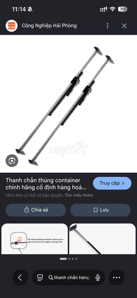 Thanh chắn hàng 2m3-2m6. Mua bán Đồ chuyên dụng, Giống nuôi trồng tại Huyện Long Thành Đồng Nai được đăng bởi Trương Quang Kiệt hình 1