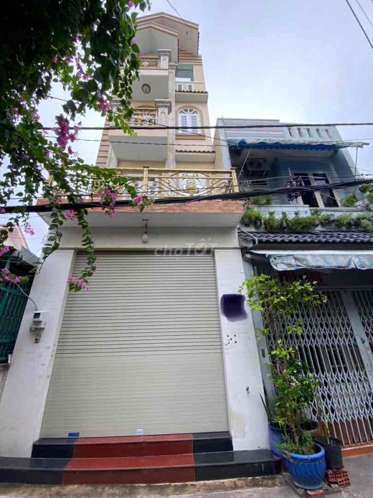Bán nhà hẻm 5m Lô Tư, P BHHA, Q. Bình Tân - 4x14m - 4 tầng, nhà đẹp