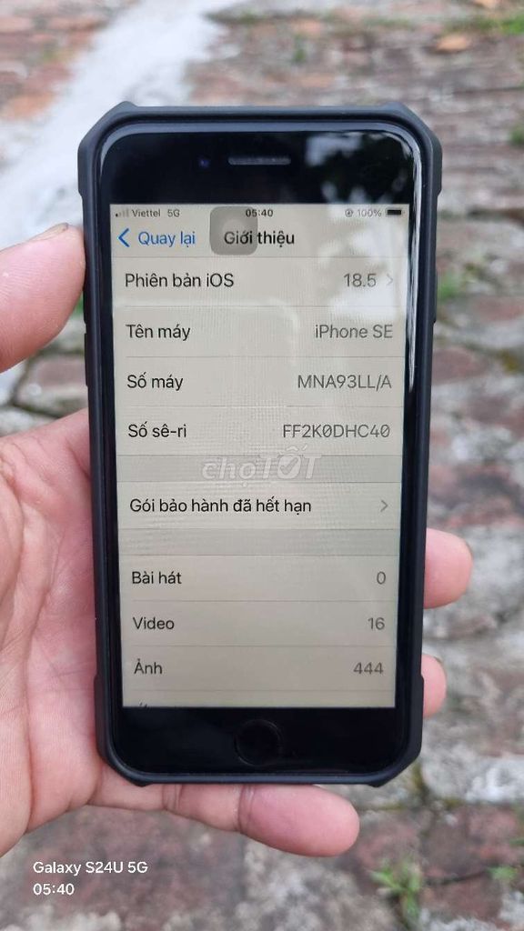Apple iPhone SE 2022 Đen Đã sử dụng. Mua bán Điện thoại tại Huyện Đan Phượng Hà Nội được đăng bởi nội thất tủ bếp hình 1