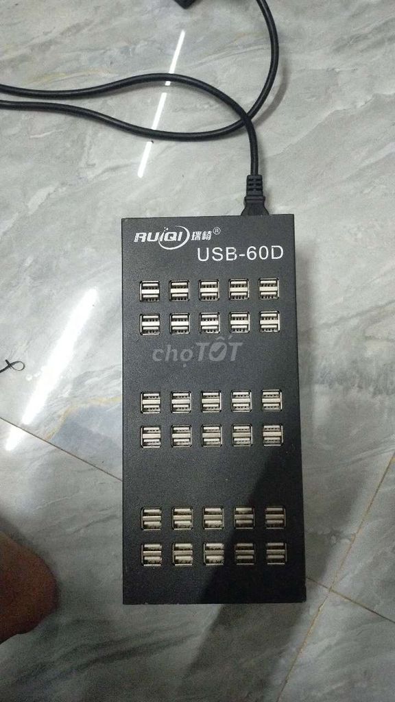 Bộ sạc RUQI USB-60D Đen. Mua bán Phụ kiện (Màn hình, Chuột...) tại Huyện Gio Linh Quảng Trị được đăng bởi Khang Tran hình 1