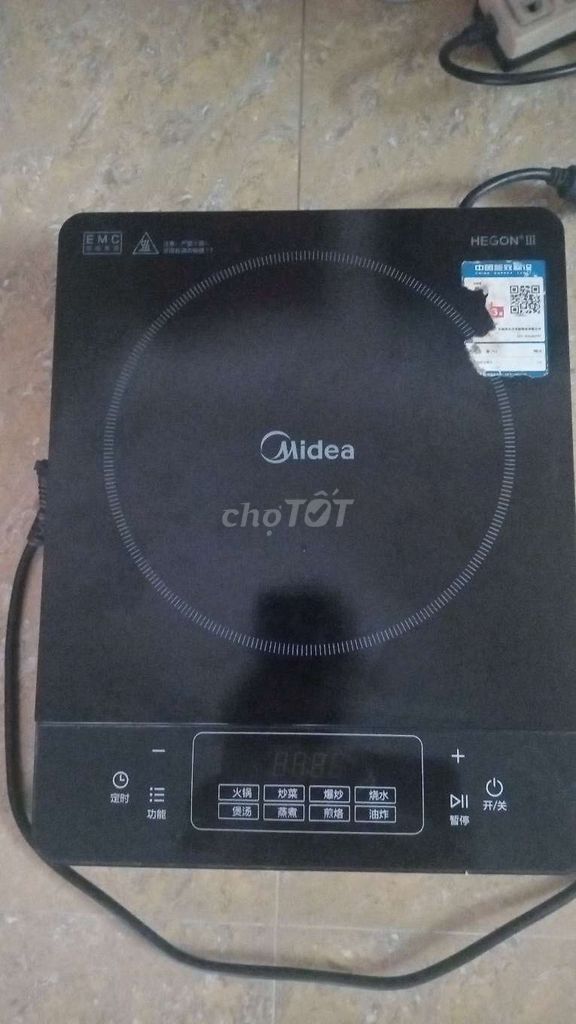 Bếp từ Midea Đen 2100W nội địa china phím cảm ứng. Mua bán Bếp, lò, đồ điện nhà bếp tại Quận Hải An Hải Phòng được đăng bởi Tuan Tran hình 1