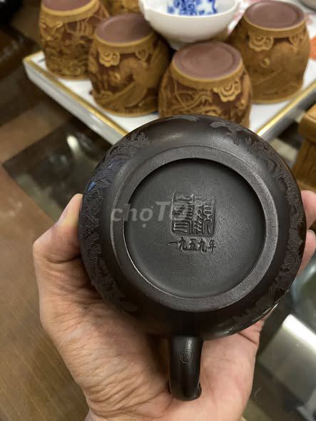 Ấm trà gốm màu nâu. Mua bán Nội thất, đồ gia dụng khác tại Thành phố Hưng Yên Hưng Yên được đăng bởi Gốm sứ tuyển chọn AThắng hình 1