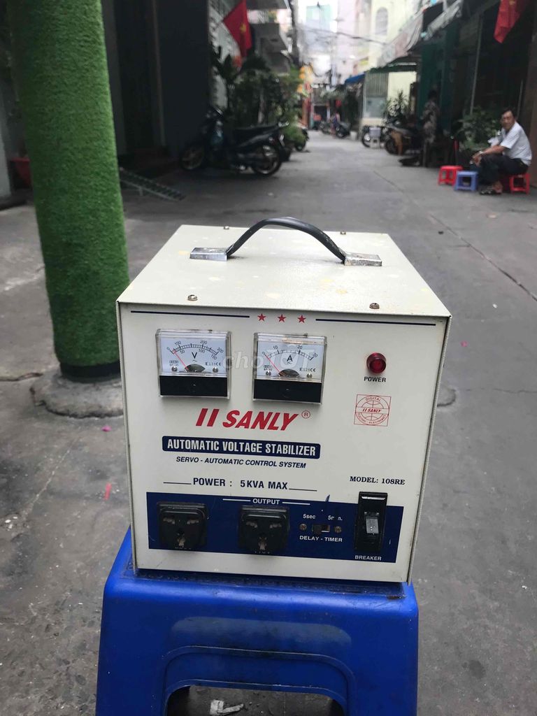 ổn áp 5kva máy dây đồng ra 100-110-220v