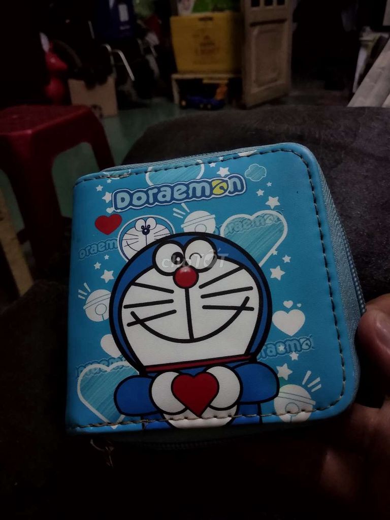 Đồ cho bé: Ví da Doraemon dễ thương màu Xanh dương. Mua bán Mẹ và bé tại Quận Ninh Kiều Cần Thơ được đăng bởi Shop Tứ Quí hình 1