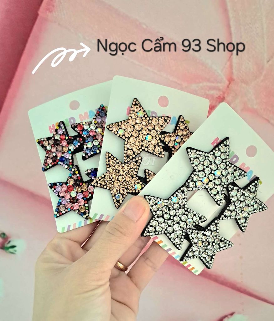 SET 2 KẸP MÁI ĐÁ 15K