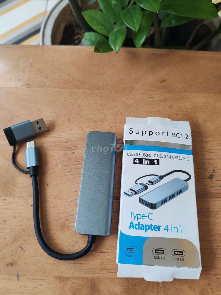 Bộ chia USB Xám USB 3.0 Type C 4 cổng. Mua bán Phụ kiện (Màn hình, Chuột...) tại Quận 7 Tp Hồ Chí Minh được đăng bởi Vy Vy hình 1