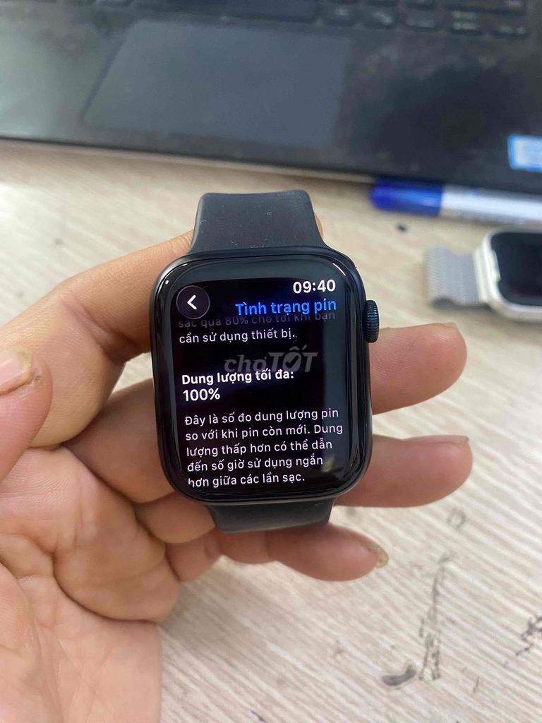 Apple Watch Series 9 Đen 45mm. Mua bán Thiết bị đeo thông minh tại Quận Hồng Bàng Hải Phòng được đăng bởi nguyễn văn tuân hình 1