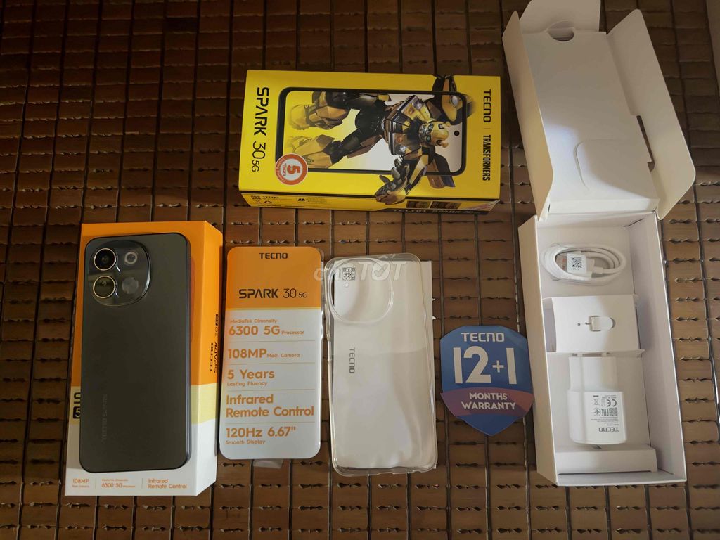 Tecno Spark 30 5G Đen. Mua bán Điện thoại tại Huyện Thanh Trì Hà Nội được đăng bởi Nguyễn Trung Đông hình 1